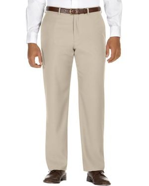 Kenneth Cole Reaction Smooth Sailing Modern Flat-front Dress Pant - Natural