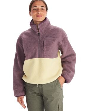 Marmot Sherpa Jacket With Retro Style For Camping And Hiking In Fall And - Purple