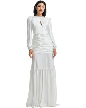 Dress the Population Lucille Crinkle Jersey - Gray