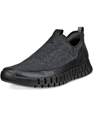 Ecco Baskets faciles à Enfiler Gruuv pour - Noir