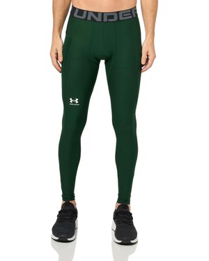 Under Armour Heatgear Armor Leggings, - Green