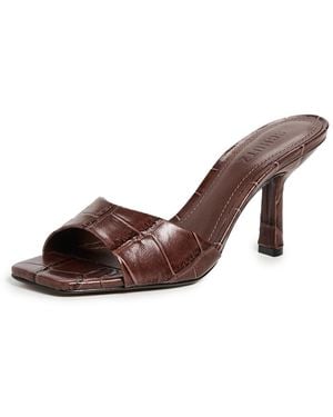 SCHUTZ SHOES Posseni Mule Sandals - Brown