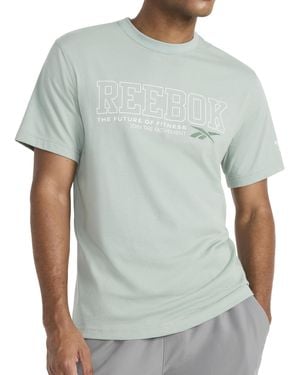 Reebok 's Intersect Short Sleeve T-shirt - Blue