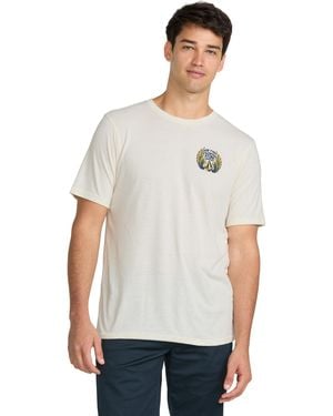 Volcom Dactyl Short Sleeve T-shirt-soft Cotton Blend Crewneck Tee - White