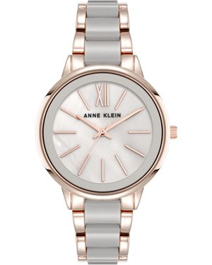 Anne Klein Resin Bracelet Watch - Metallic