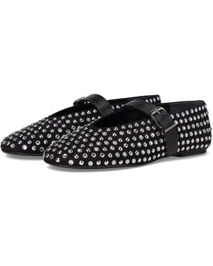 SCHUTZ SHOES Eiza Glam Ballet Flat - Black