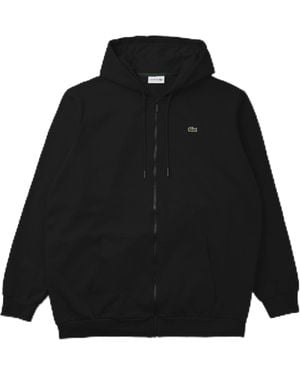 Lacoste zip hoodie black hotsell