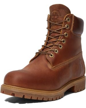 Timberland Premium 6 Inch Lace Up Waterproof Boot - Brown