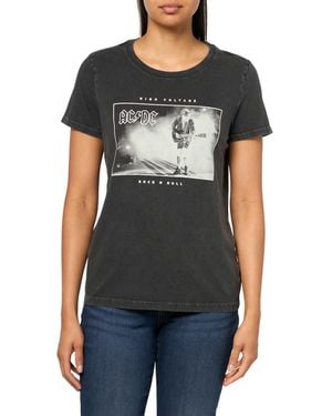 Lucky Brand Acdc Classic Crew Black