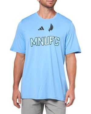 adidas Fc Pre-game Short Sleeve T-shirt - Blue