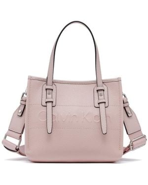 Calvin Klein Modern Essential Mini Tote Crossbody - Pink