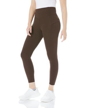 Danskin Performance Sleek Pocket Ankle Legging - Brown