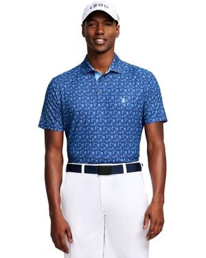 Izod Swingflex Elite Short Sleeve Golf Polo - Blue