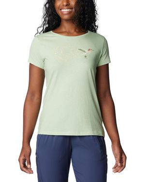 Columbia Daisy Days Short Sleeve Graphic Tee T-shirt - Green