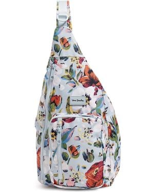 Vera Bradley Recycled Lighten Up Reactive Sling Backpack - Blue