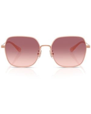 COACH Hc7180d Square Sunglasses - Black