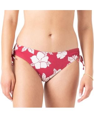 Roxy Standard Bikini Bottoms –stretch Swimwear - Red