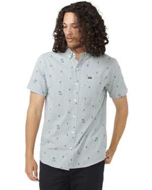 Rip Curl Hula Short Sleeve Woven Shirt - Blue