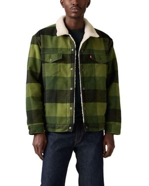 Levi's Relaxed Fit Trucker, - Green