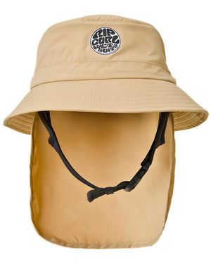 Rip Curl Upf 50+ Quick Dry Surf Hat With Removable Neck Flap - Natural