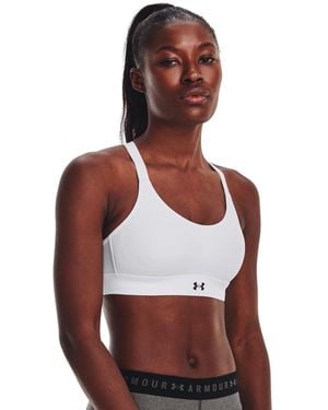 Under Armour Continuum Mid Impact Sports Bra, - Red