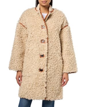 Trina Turk Reversible Coat - Natural
