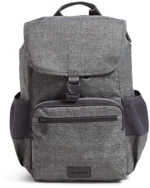 Vera Bradley Recycled Lighten Up Reactive Daytripper Backpack - Gray