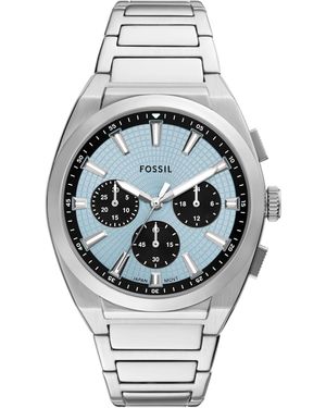 Fossil Everett Chronograph Stainless Steel Watch - Metallic