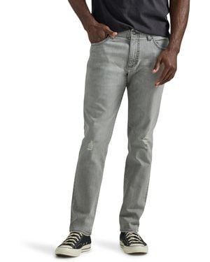 Lee Jeans Extreme Motion Straight Taper Jean - Gray