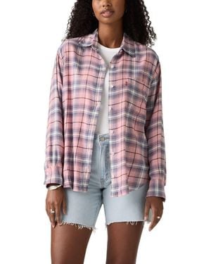 Levi's Lucas Flannel Long Sleeve Shirt, - Red