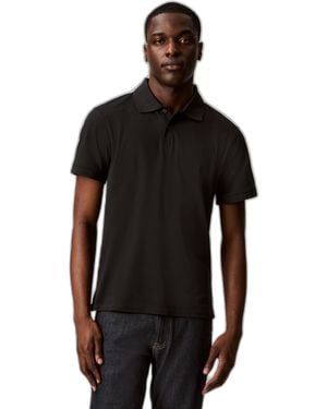 Calvin Klein Liquid Touch Polo Solid Shirt - Black