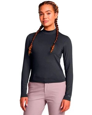 Under Armour Drive Long Sleeve Mock Neck, - Blue