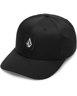 Volcom Snapback Hat – Adjustable Flat Brim Cap With Logo - Black
