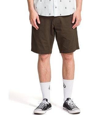 Volcom Road Trip Stretch Twill 20" Chino Short - Gray