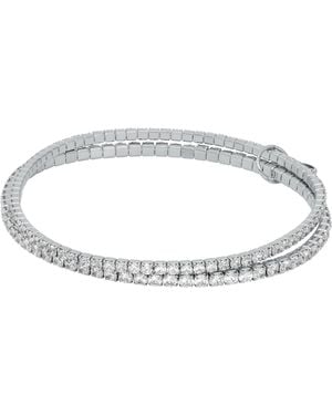Michael Kors Platinum-plated Brass Double Bracelet Set - Metallic