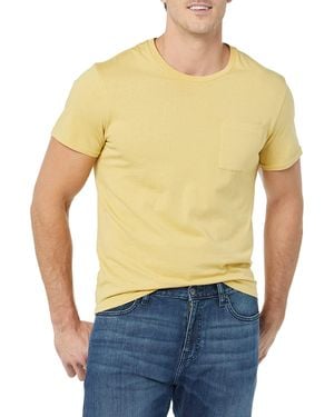 Goodthreads Slim-fit Short-sleeve Cotton Crewneck T-shirt - Yellow