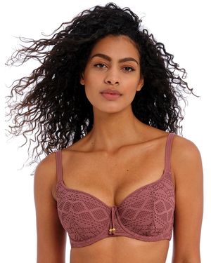 Freya S Sundance Underwire Sweetheart Bikini Top - Purple