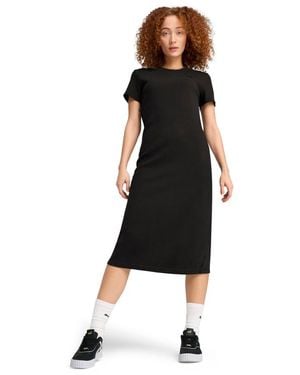 PUMA Her Short Sleeve Dress - Black