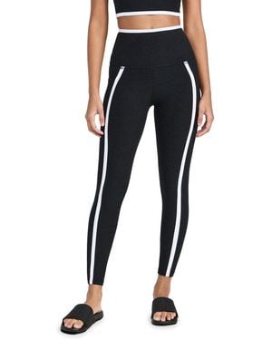 Beyond Yoga Spacedye New Moves High Waisted Midi Leggings - Blue