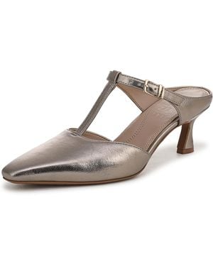 Naturalizer Gem Pump Patina Pewter Leather 7 W - Brown