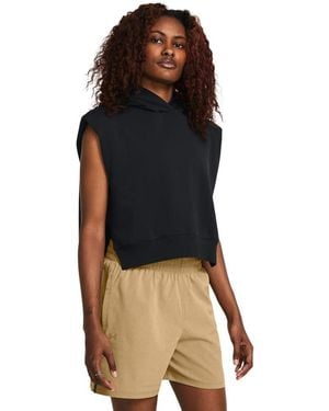 Under Armour Unstoppable Sleeveless Hoodie, - Black