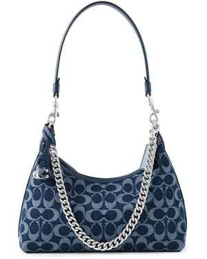 COACH Juliet Shoulder Bag 25 In Signature Denim - Blue