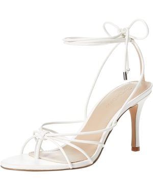 The Drop Archie Lace-up Strappy Heeled Sandal - Natural