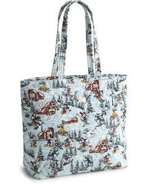 Vera Bradley Premium Cotton Disney Original Zip Tote Bag - Blue