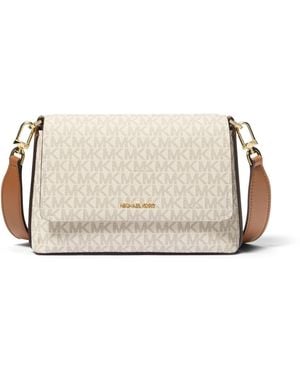 Michael Kors Nessa Small Messenger - Natural