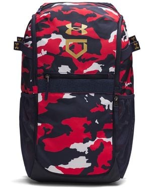 Under Armour Utility Baseball Backpack Print, - Red