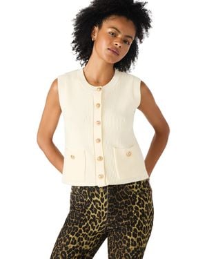 Steve Madden Apparel Aliya Sweater Vest - White