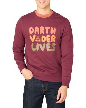Amazon Essentials Disney | Marvel | Star Wars Fleecesweatshirt mit Rundhalsausschnitt - Rot