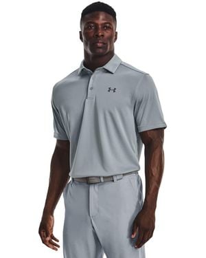 Under Armour Tech Golf Polo Poloshirt, - Blau