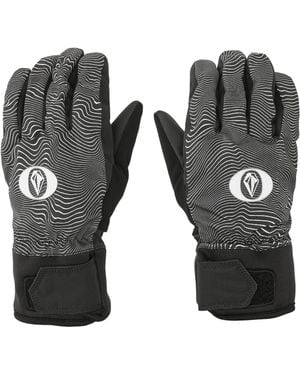 Volcom V.co Crail Glove Black Print S5 S - Gray